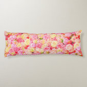 Coussins Longs Jardin rose (Dos)