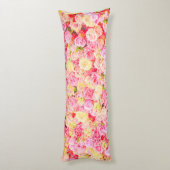 Coussins Longs Jardin rose (Dos (Vertical))