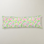 Coussins Longs Jardin rose (Dos)