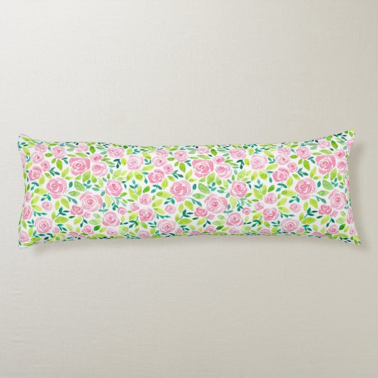 Coussins Longs Jardin rose (Dos)