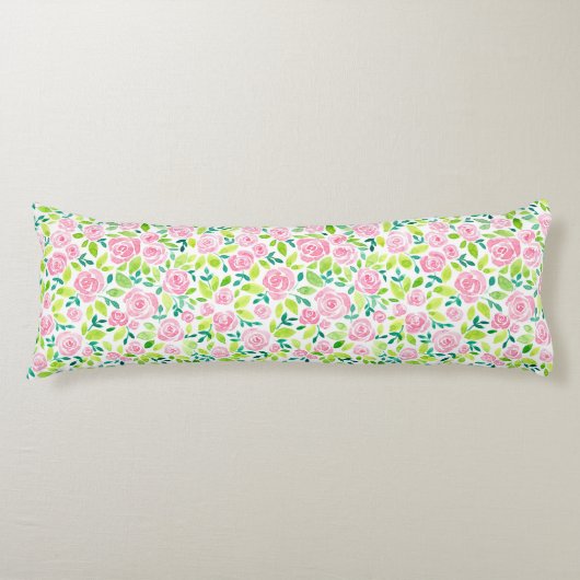 Coussins Longs Jardin rose (Devant)