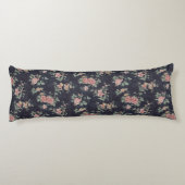 Coussins Longs Jardin rose rose victorien floral sur mesure (Dos)