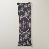 Coussins Longs Jardin rose rose victorien floral sur mesure (Devant (Vertical))