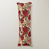 Coussins Longs Jardin Rose vintage (Devant (Vertical))