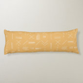 Coussins Longs Jaune moderne magnifique Motif géométrique (Dos)