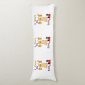 Coussins Longs Je ne peux pas dire non à mon chien (Devant (Vertical))