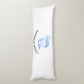 Coussins Longs Je Rêve D'Oreiller Corps Unicorns (Dos (Vertical))