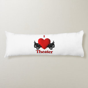 Coussins Longs Je suis amoureux du théâtre