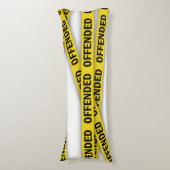 Coussins Longs Je suis offensé que la police ne croise pas (Devant (Vertical))