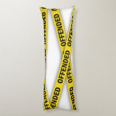 Coussins Longs Je suis offensé que la police ne croise pas (Dos (Vertical))