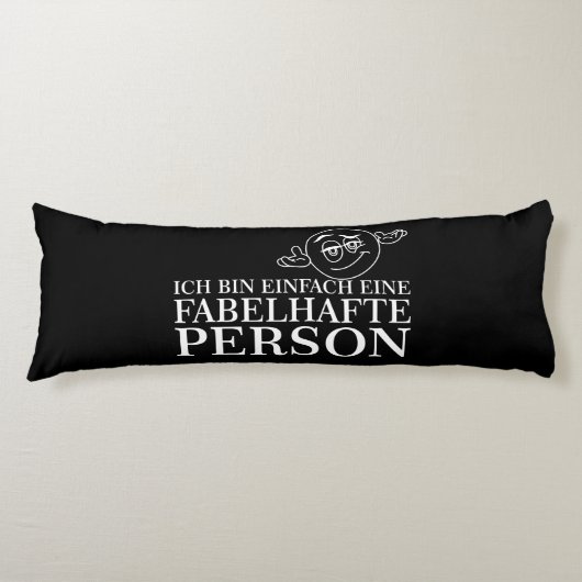 Coussins Longs Je suis simplement une personne fabuleuse ! (Devant)