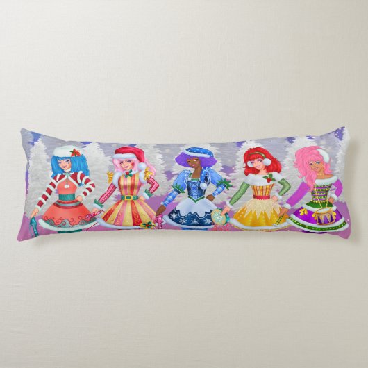 Coussins Longs Jem and the Holograms Christmas Body Pillow (Devant)