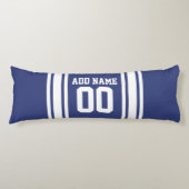 Coussins Longs Jersey sportif avec nom et numéro personnalisés (Devant)