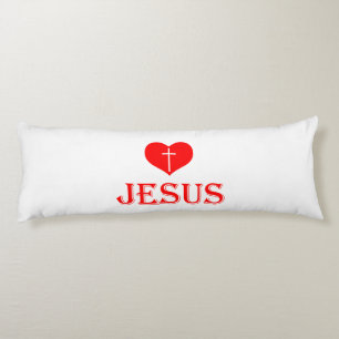 Coussins Longs Jésus aimant