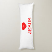Coussins Longs Jésus aimant (Dos (Vertical))