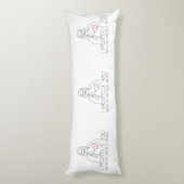 Coussins Longs Jésus-Christ - Je vous protège (Dos (Vertical))