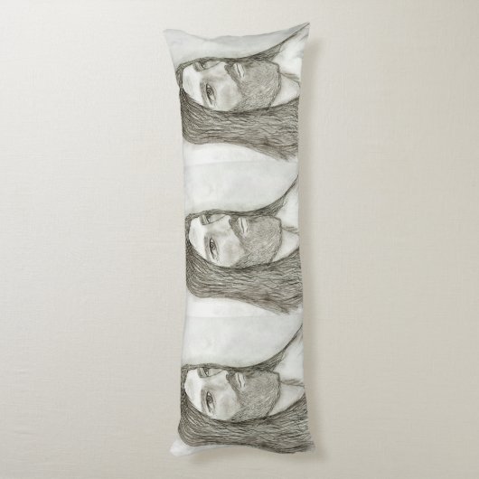 Coussins Longs Jésus solennel (Dos (Vertical))