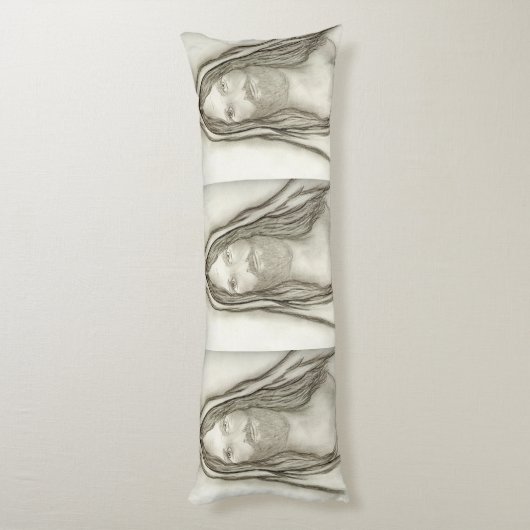 Coussins Longs Jésus solennel (Dos (Vertical))