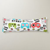 Coussins Longs Jeu vidéo Retro (Dos)