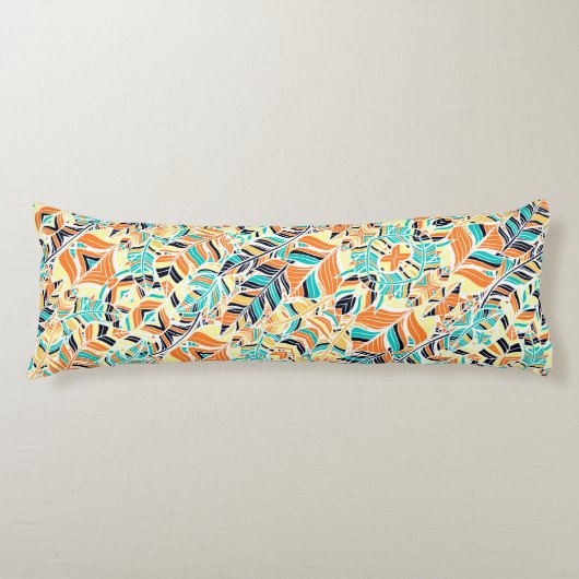 Coussins Longs Joli boho coloré feuille motif (Devant)