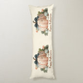 Coussins Longs Joli Halloween du Citrouille du mignon Pastel (Dos (Vertical))