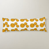 Coussins Longs joli jaune fleurs sauvages pandelion photo art (Dos)