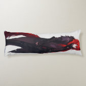 Coussins Longs Joli loup rouge Anime (Dos)