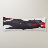 Coussins Longs Joli loup rouge Anime (Devant)