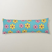 Coussins Longs Joli motif de grandes fleurs (Dos)