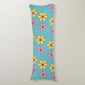 Coussins Longs Joli motif de grandes fleurs (Devant (Vertical))