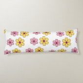 Coussins Longs Joli motif de grandes fleurs (Dos)