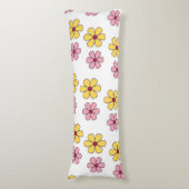Coussins Longs Joli motif de grandes fleurs (Devant (Vertical))