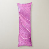 Coussins Longs Joli Motif Feuille rose (Dos (Vertical))