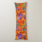 Coussins Longs Joli Triangle grunge motif I + vos idées (Dos (Vertical))