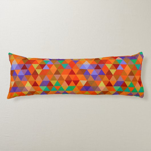 Coussins Longs Joli Triangle grunge motif I + vos idées (Devant)