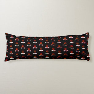 Coussins Longs Joli visage de monstre de sang