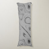 Coussins Longs Jolie et belle Ash gris motif design (Devant (Vertical))