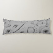Coussins Longs Jolie et belle Ash gris motif design (Devant)
