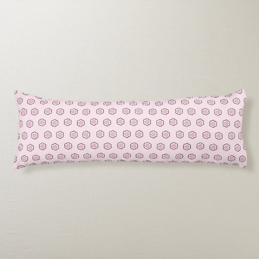 Coussins Longs Jolie patte de chat rose (Devant)
