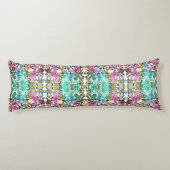 Coussins Longs Jolies fleurs blanches colorées (Dos)