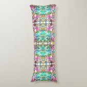 Coussins Longs Jolies fleurs blanches colorées (Devant (Vertical))