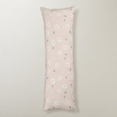 Coussins Longs Jolies Marguerites Florales Fleurs & Feuillage (Dos (Vertical))