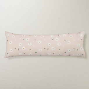 Coussins Longs Jolies Marguerites Florales Fleurs & Feuillage