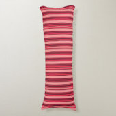 Coussins Longs Jolies rayures rose chaud (Devant (Vertical))
