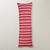 Coussins Longs Jolies rayures rose chaud (Dos (Vertical))
