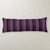 Coussins Longs Jolies rayures violettes (Dos)