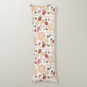 Coussins Longs Jouer Mix Floral Peach Green Whimsical (Devant (Vertical))