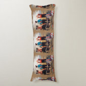 Coussins Longs Joueurs de cornemuse/Gaiteiros/Pipers (Devant (Vertical))