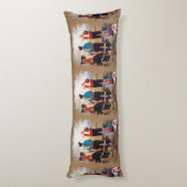 Coussins Longs Joueurs de cornemuse/Gaiteiros/Pipers (Dos (Vertical))