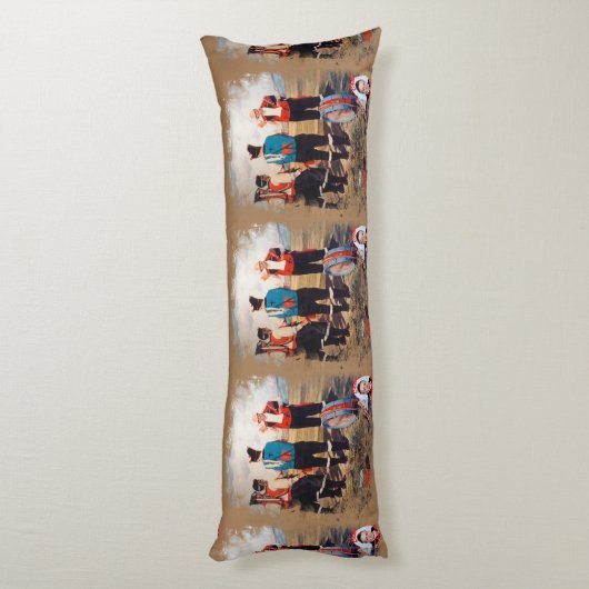 Coussins Longs Joueurs de cornemuse/Gaiteiros/Pipers (Dos (Vertical))